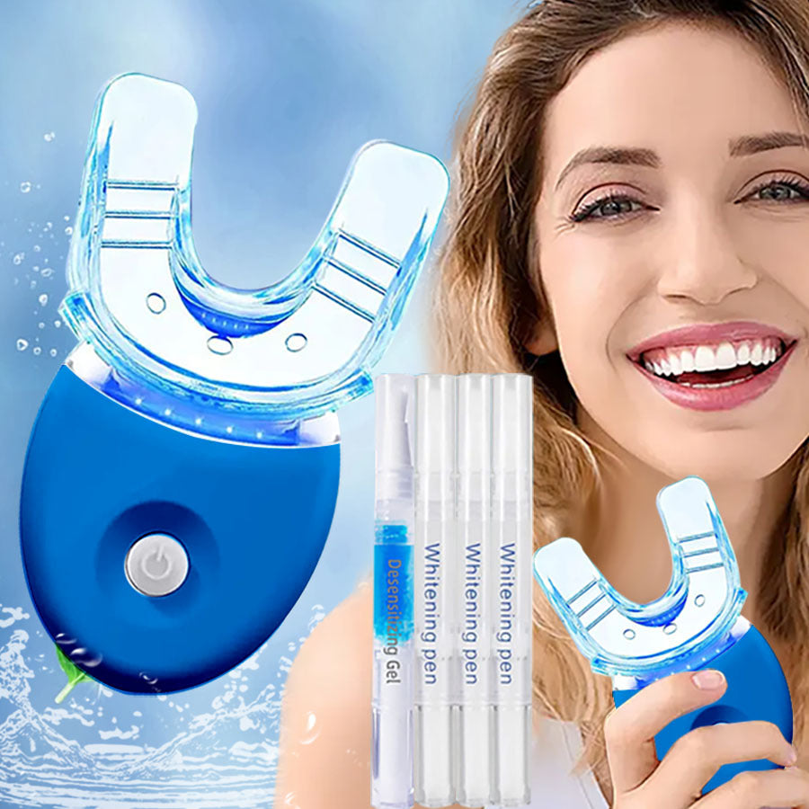 Eco-Friendly LED Teeth Whitening Kit with Reusable Mouthpiece