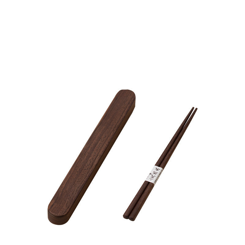 Eco-Friendly Japanese Wooden Tableware Storage Box Set