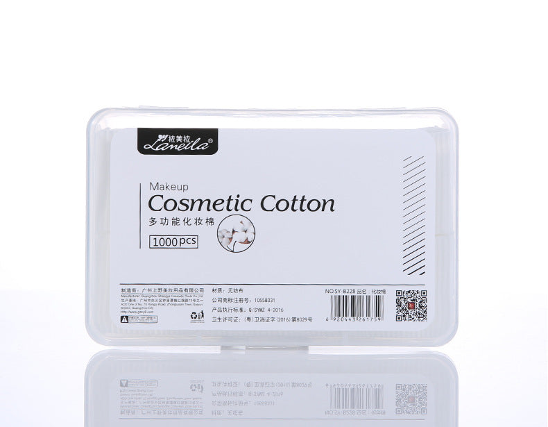 Eco-Friendly Square Cotton Pads for Makeup Removal