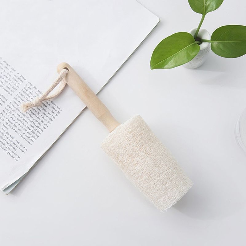 Eco-Friendly Loofah Toilet Brush