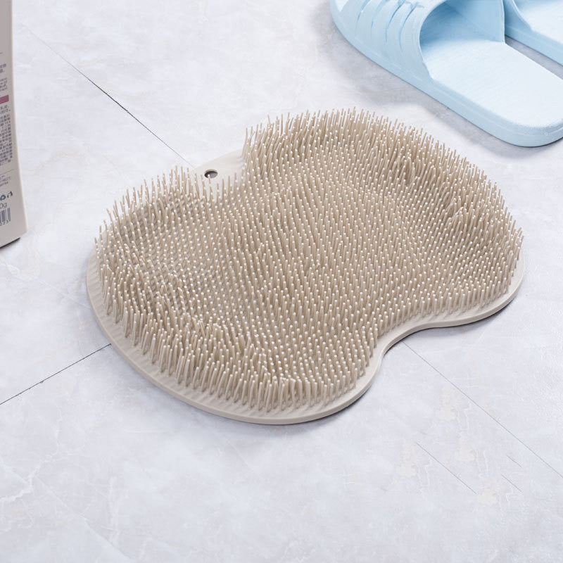 Eco-Friendly Silicone Bath Massage Brush & Foot Scrub Mat