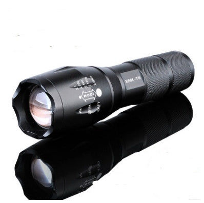 Eco-Friendly Outdoor Flashlight with Dual Power Options