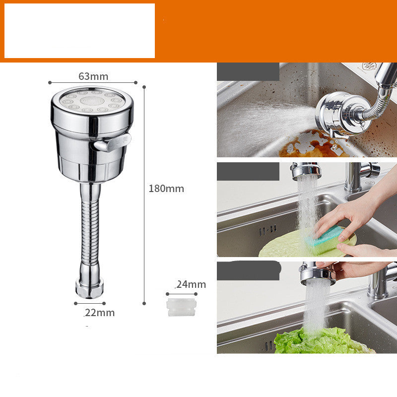 Eco-Friendly Rotatable Faucet Aerator for Water Savings