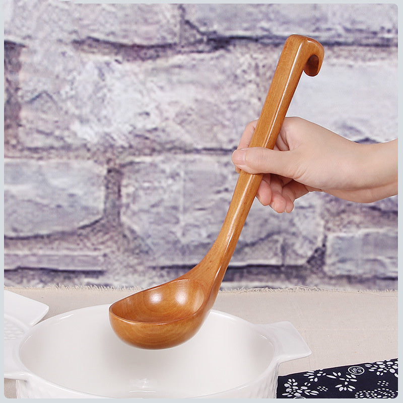 Eco-Friendly Wooden Ladle for Sustainable Cooking