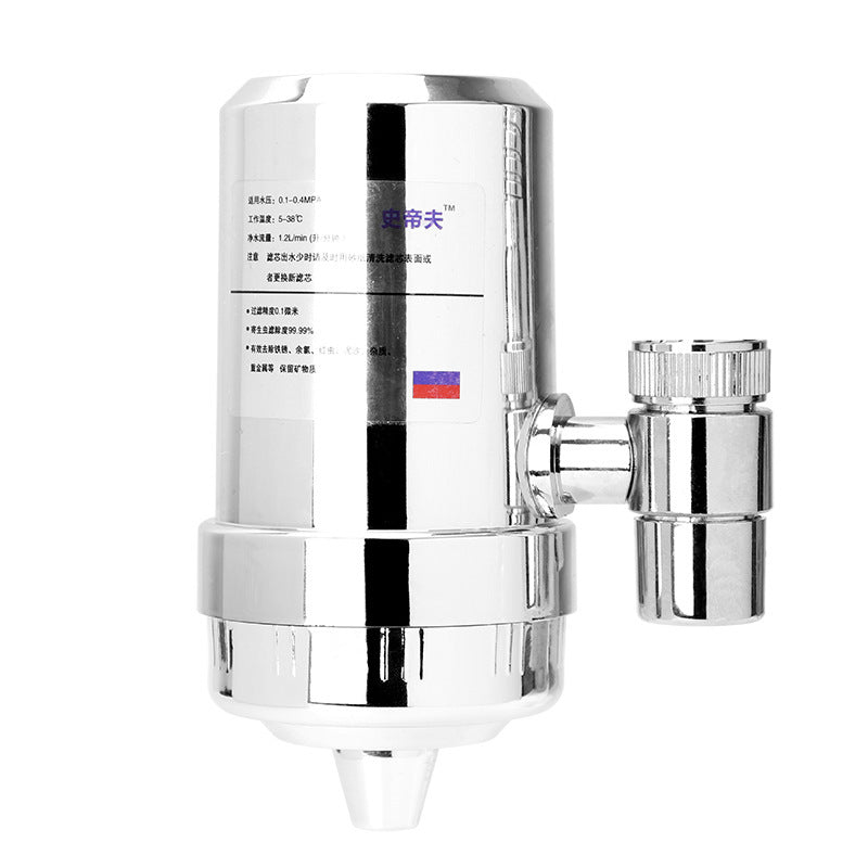 Silver Faucet Water Filter - Eco-Friendly, Water-Saving, Easy Installation