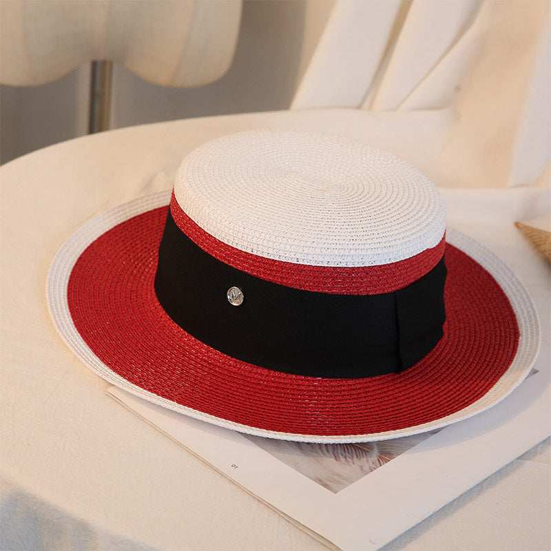 Elegant Eco-Friendly Straw Beach Hat for Women