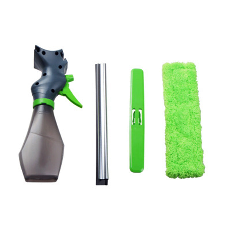 Eco-Friendly Window Cleaning Tool with Reusable Microfiber Pad