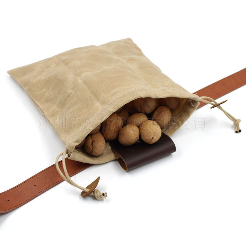 Eco-Friendly Waterproof Waxed Canvas Garden Bag