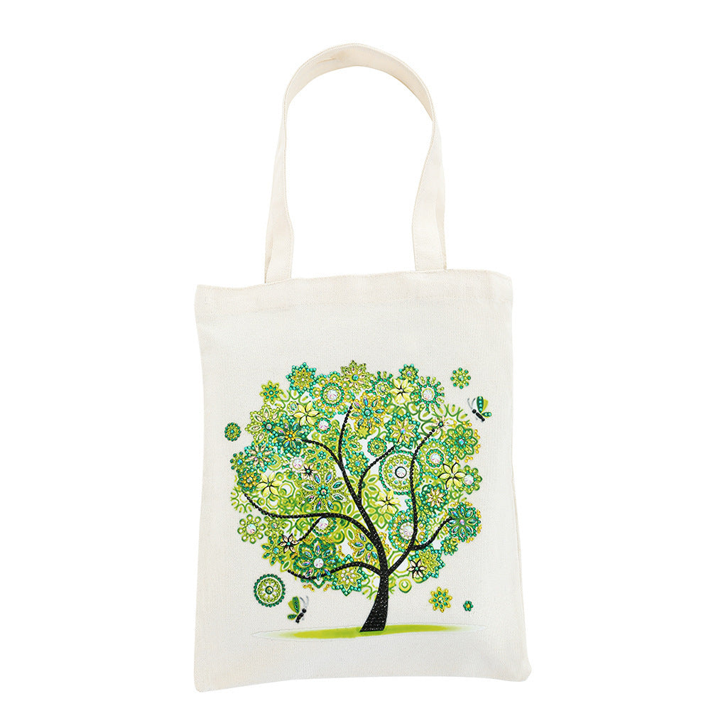 Eco-Friendly DIY Diamond Painting Tote Bag