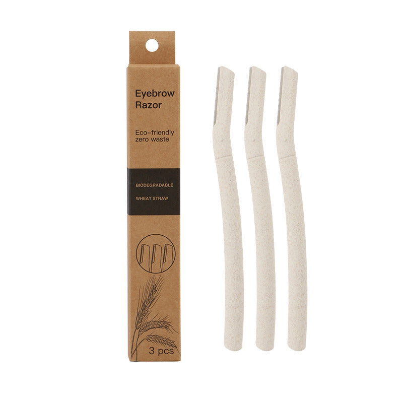 Biodegradable Eyebrow Razor - Eco-Friendly Personal Grooming Tool