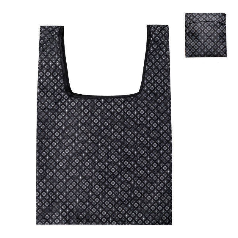 Eco-Friendly Waterproof Folding Shopping Bag - Rainbow Stripes