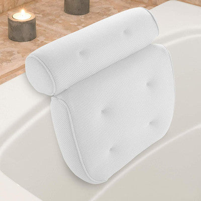 Luxurious Eco-Friendly Bath Pillow with Suction Cups