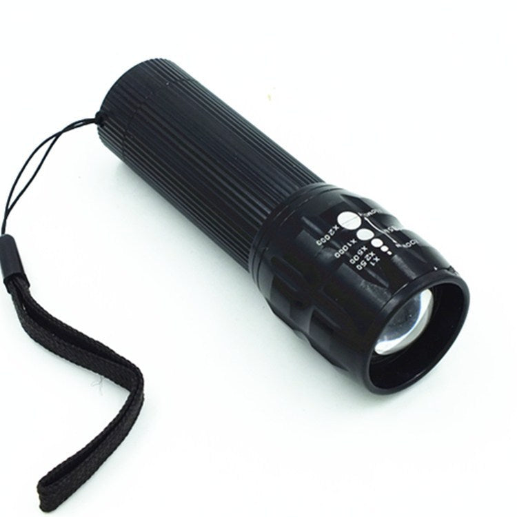 Telescopic Mini LED Flashlight with Dimming Function