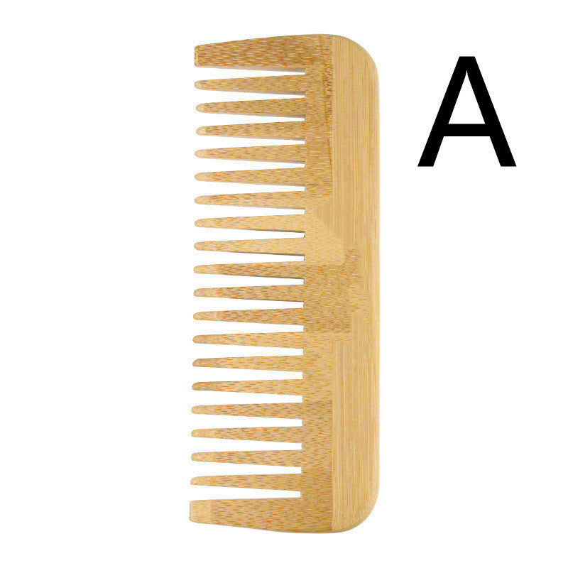 Eco-Friendly Bamboo Comb Set - Natural Wood Hair Care