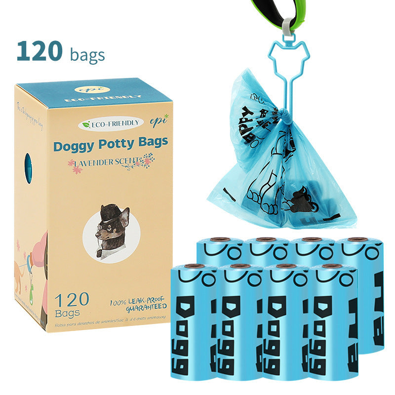 Eco-Friendly Lavender Scented Doggy Potty Bags - 270 Count
