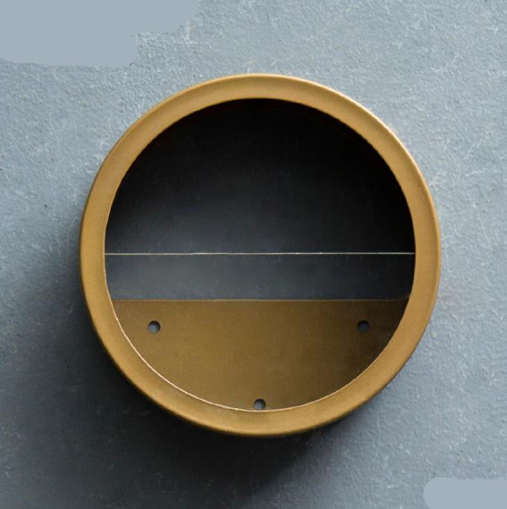 Eco-Friendly Circular Wall-Mounted Planters for Indoor Greenery