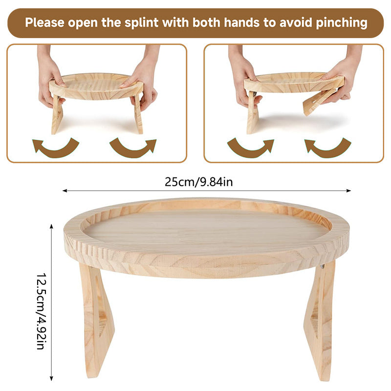 Eco-Friendly Bamboo Sofa Arm Tray for Sustainable Living