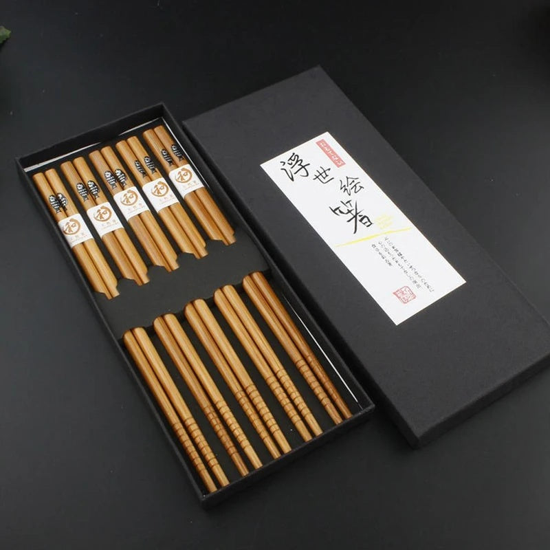Eco-Friendly Bamboo Reusable Chopsticks - Sustainable Dining Essentials