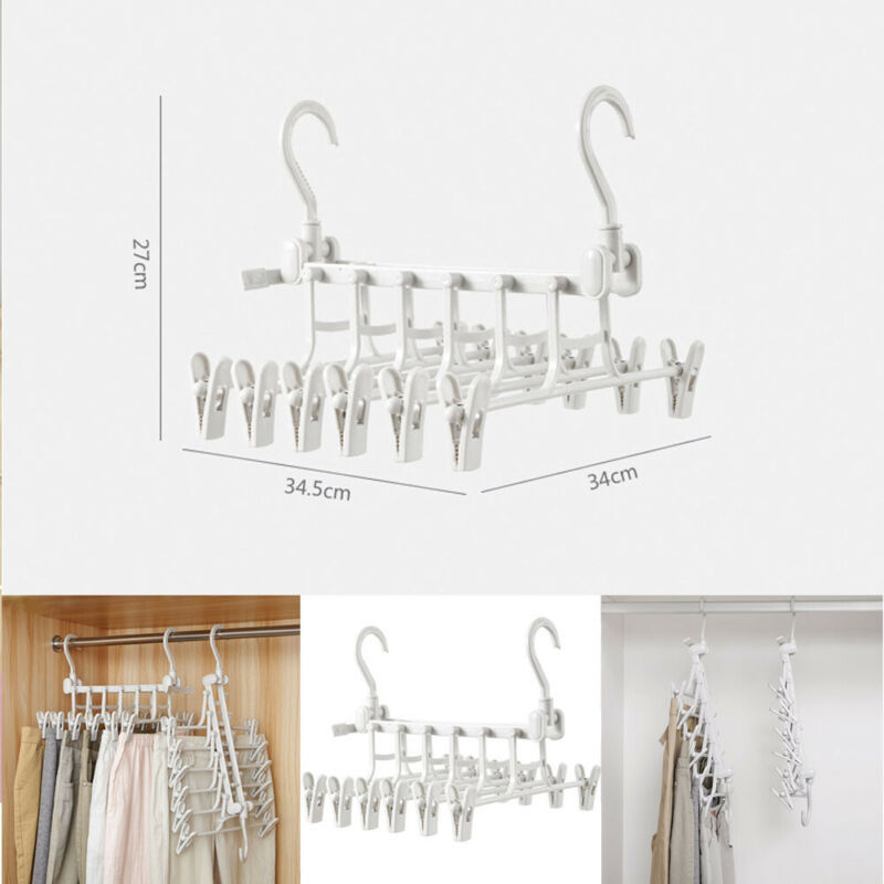 Space-Saving Multi-Layer Clothes Hanger - Vertical Cascading Design