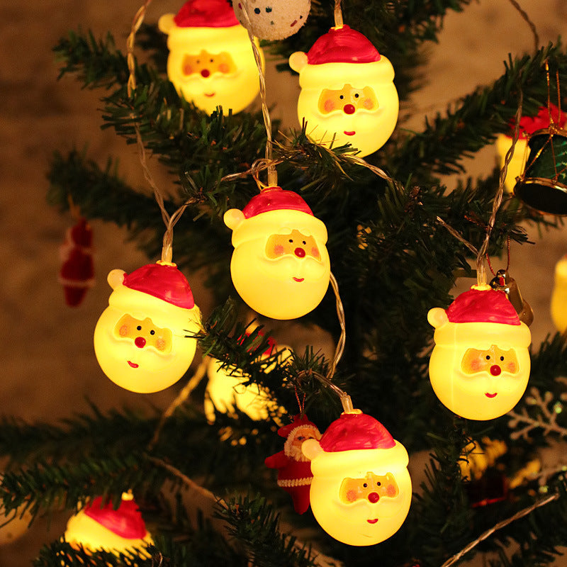 Snowman LED String Lights - Festive Energy-Efficient Holiday Decor
