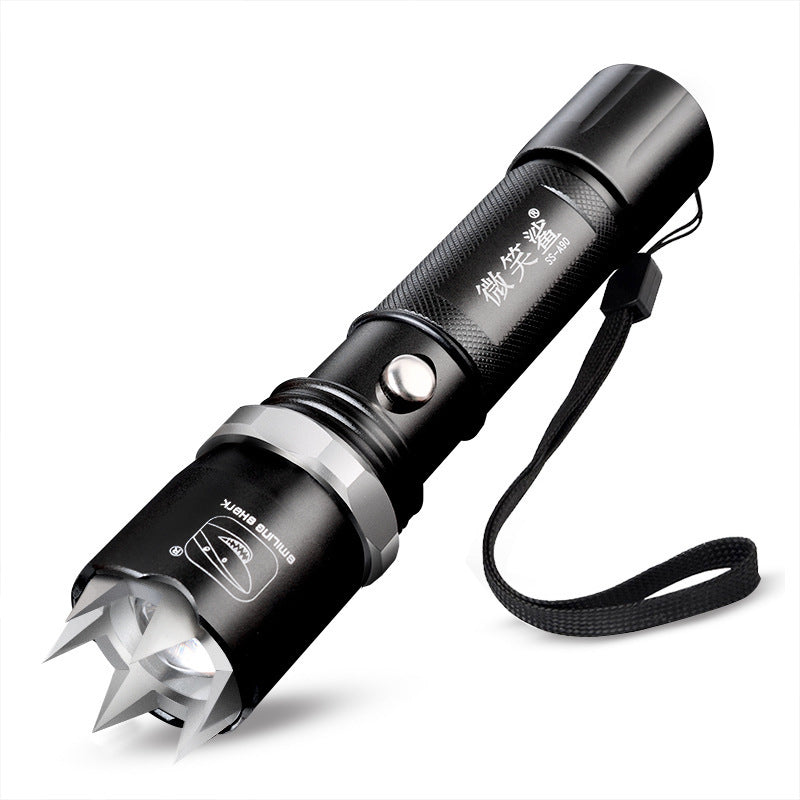 Ultra-Bright Self-Defense LED Flashlight - Rechargeable & Durable