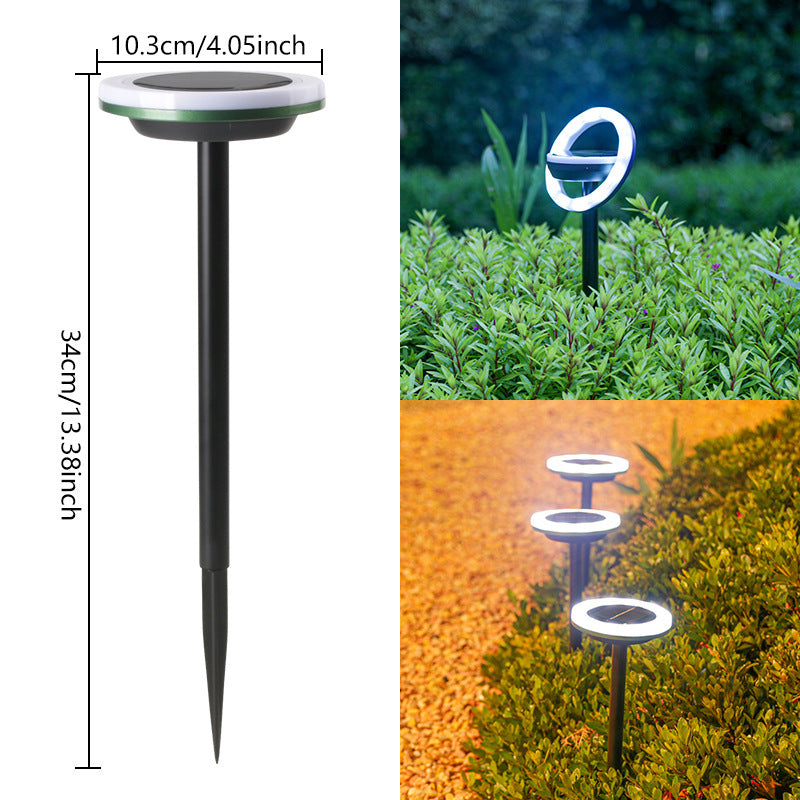 Solar-Powered Multicolored LED Garden Lights - Eco-Friendly Outdoor Lighting