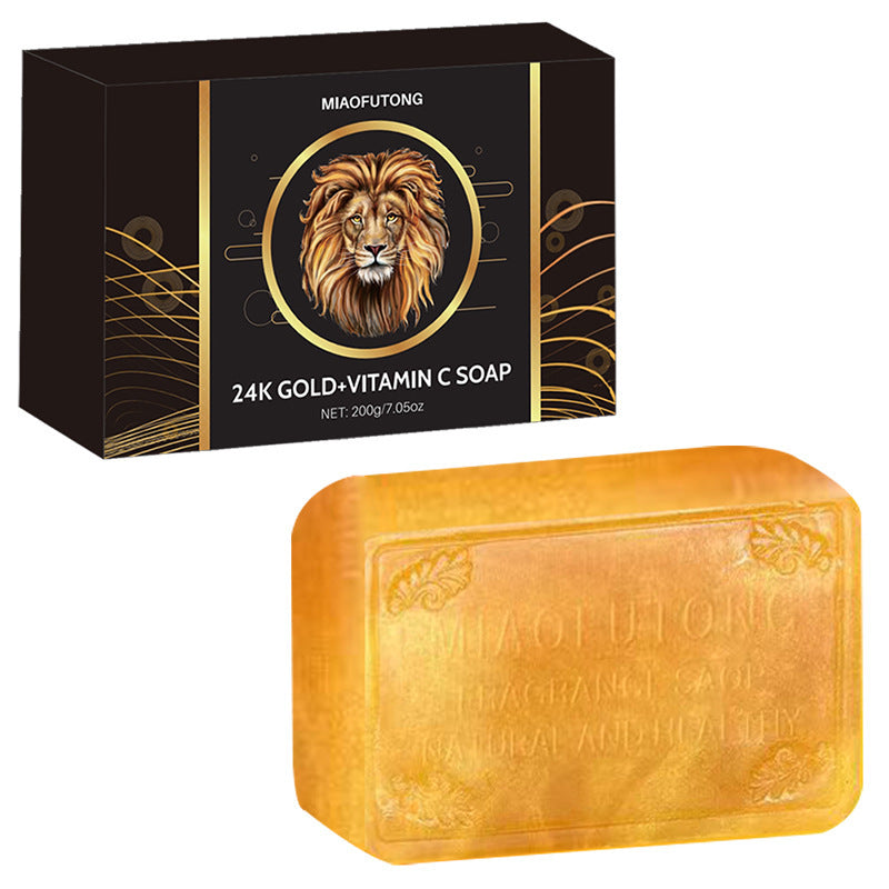 Gold Natural Soap Bar - Eco-Friendly, Biodegradable, Plastic-Free