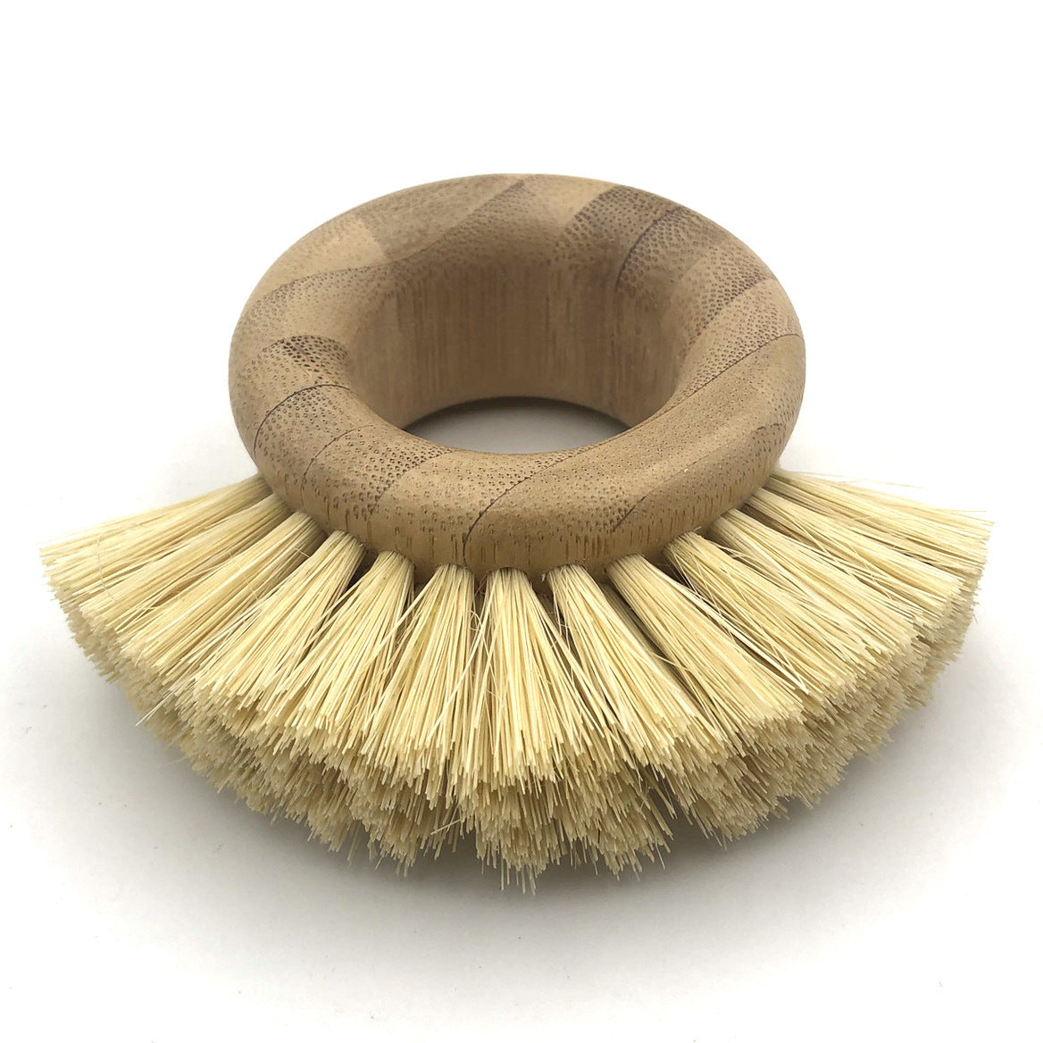 Eco-Friendly Bamboo Scrub Brush with Natural Fiber Bristles