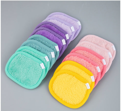 Eco-Friendly Reusable Makeup Remover Pad - Light Green Oval