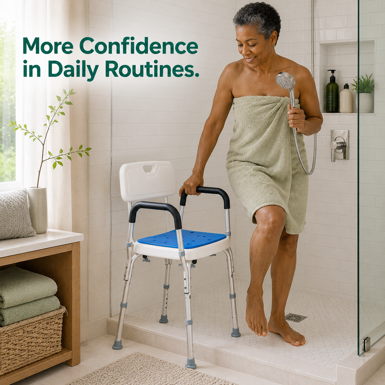 SafeSeat™ Comfort Shower Chair