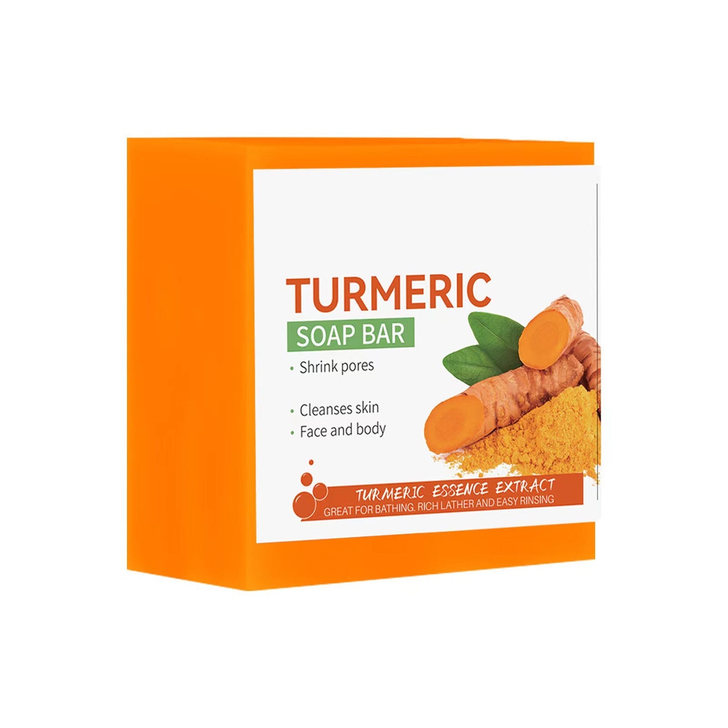 Turmeric Soap Bar - Natural, Biodegradable, Plastic-Free