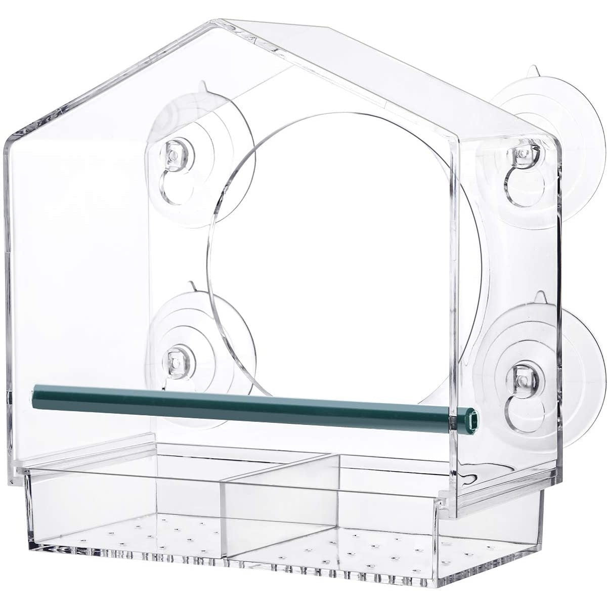 Transparent Window Bird Feeder - Eco-Friendly, Durable, Easy to Install