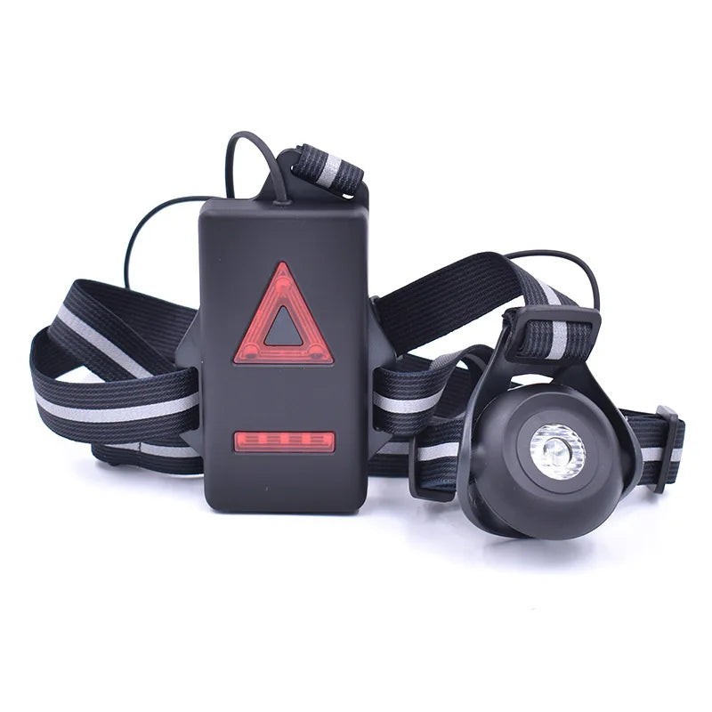 1pc Outdoor Night Running USB ChargingLights LED Chest Lamp Back Warning Light for Camping Hiking Running Jogging Adventure