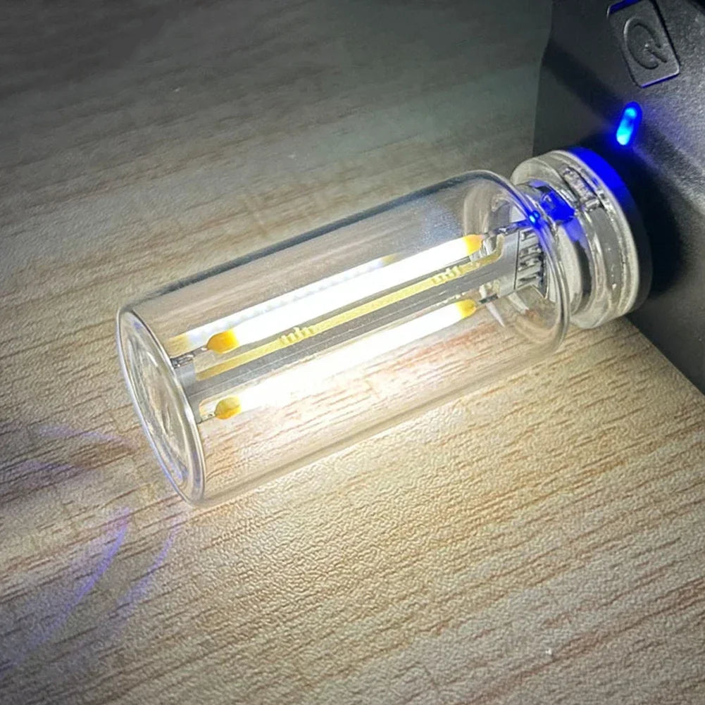 Retro LED Edison Bulb Night Light Camping Incandescent Decorative LED Lighting Retro USB LED Filament Touch Dimming Bulb 5V