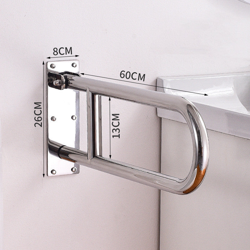 L-Shaped Stainless Steel Bathroom Safety Grab Bar