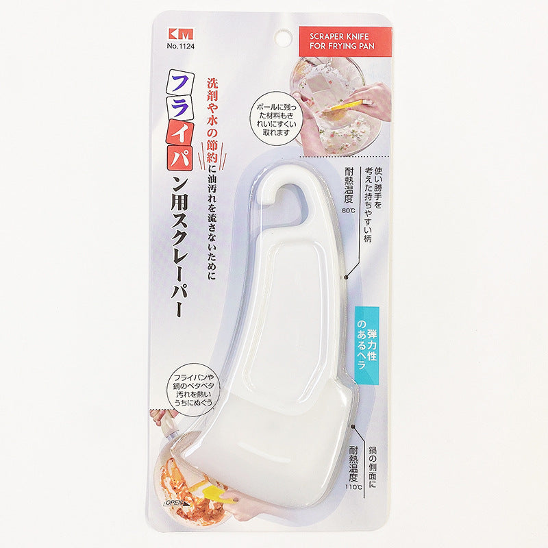 Eco-Friendly Kitchen Scraper Tool - Durable Silicone Cleaning Aid