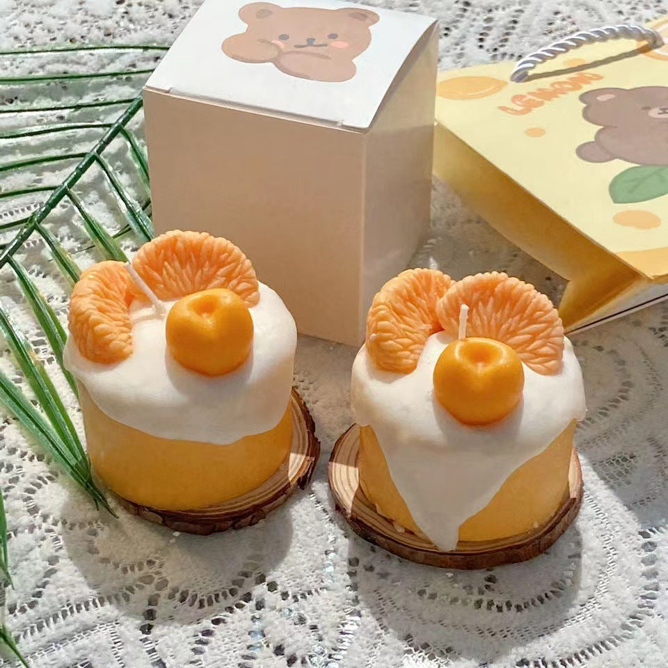 Orange Cream Cupcake Scented Candle