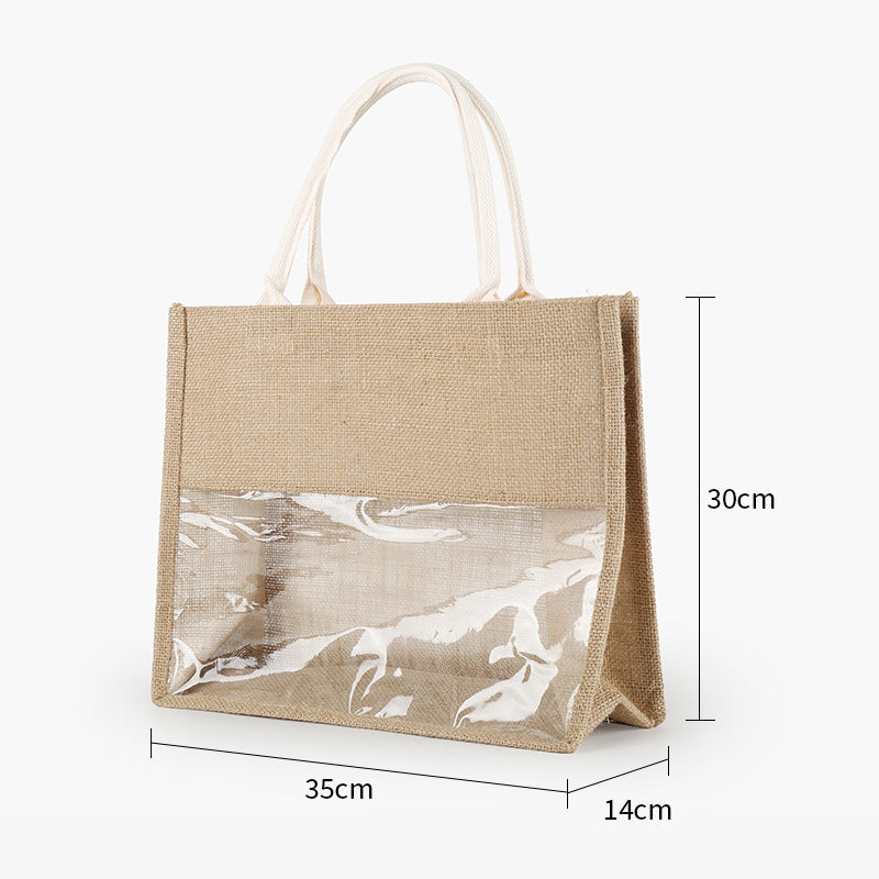 Eco-Friendly Transparent Large Capacity Handbag