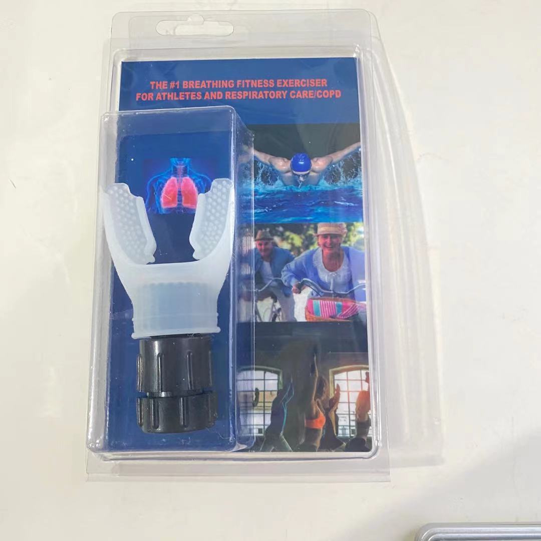 Breathing Trainer Respirator Mouthpiece for Enhanced Lung Capacity