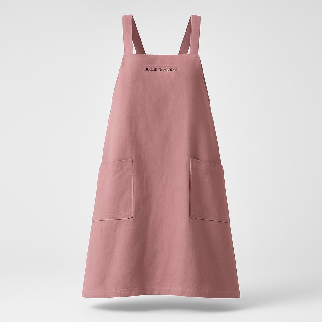 Eco-Chic Sustainable Apron with Shoulder Strap