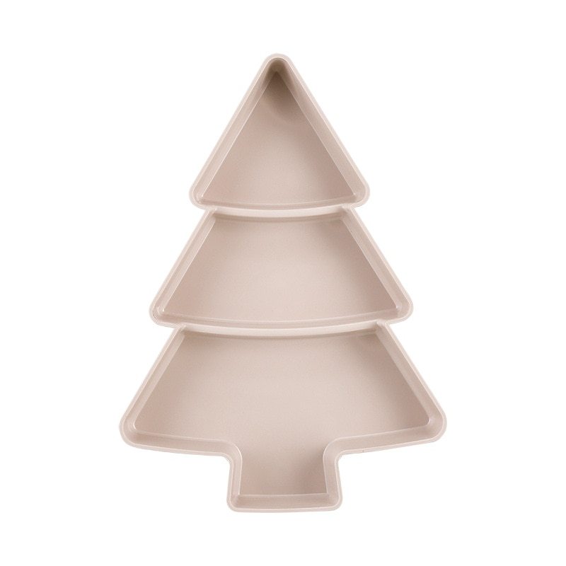 Eco-Friendly Bamboo Christmas Tree Serving Platter