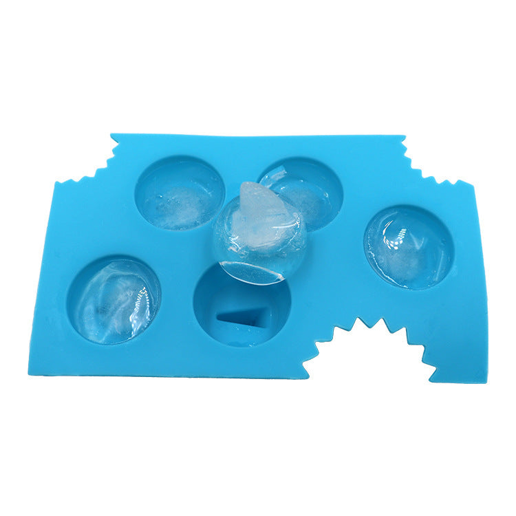 Eco-Friendly Shark Fin Ice Cube Tray