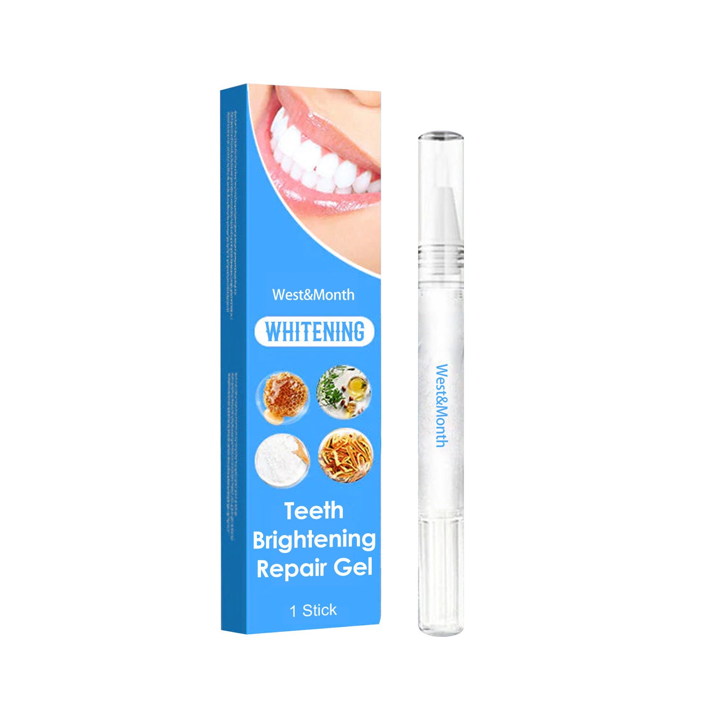 Dual-Action Tooth Brightening & Repair Pen with Hydroxyapatite