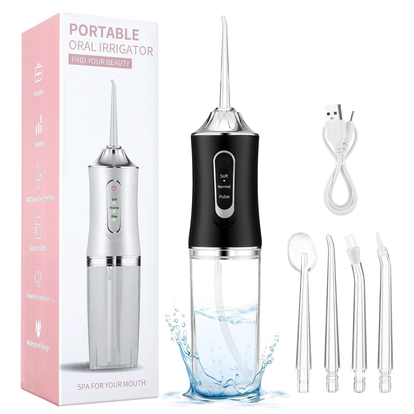 Eco-Friendly Portable Water Flosser for Sustainable Oral Care