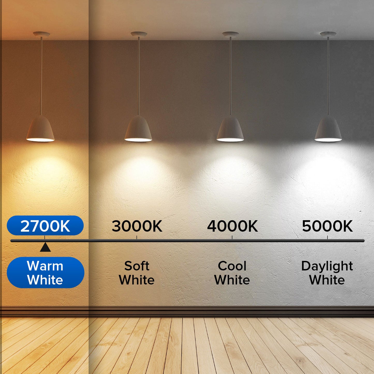 Eco-Friendly 60W Equivalent LED A15 Light Bulbs - 900 Lumens