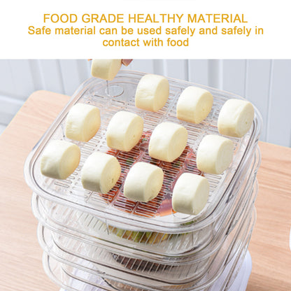 Eco-Friendly Multi-Layer Food Steamer & Storage Cover