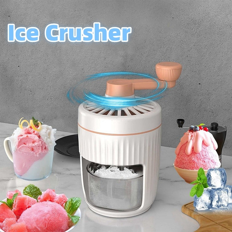 Eco-Friendly Manual Ice Crusher with Hand Crank