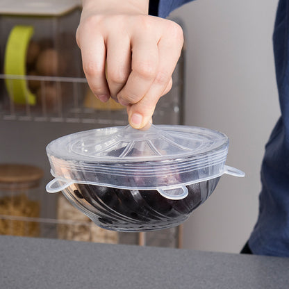 Eco-Friendly Silicone Stretch Lids - Reusable Food Storage Solution