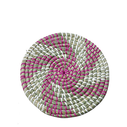 Eco-Friendly Woven Straw Coasters for Sustainable Dining