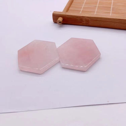 Eco-Friendly Hexagonal Natural Stone Coaster Set